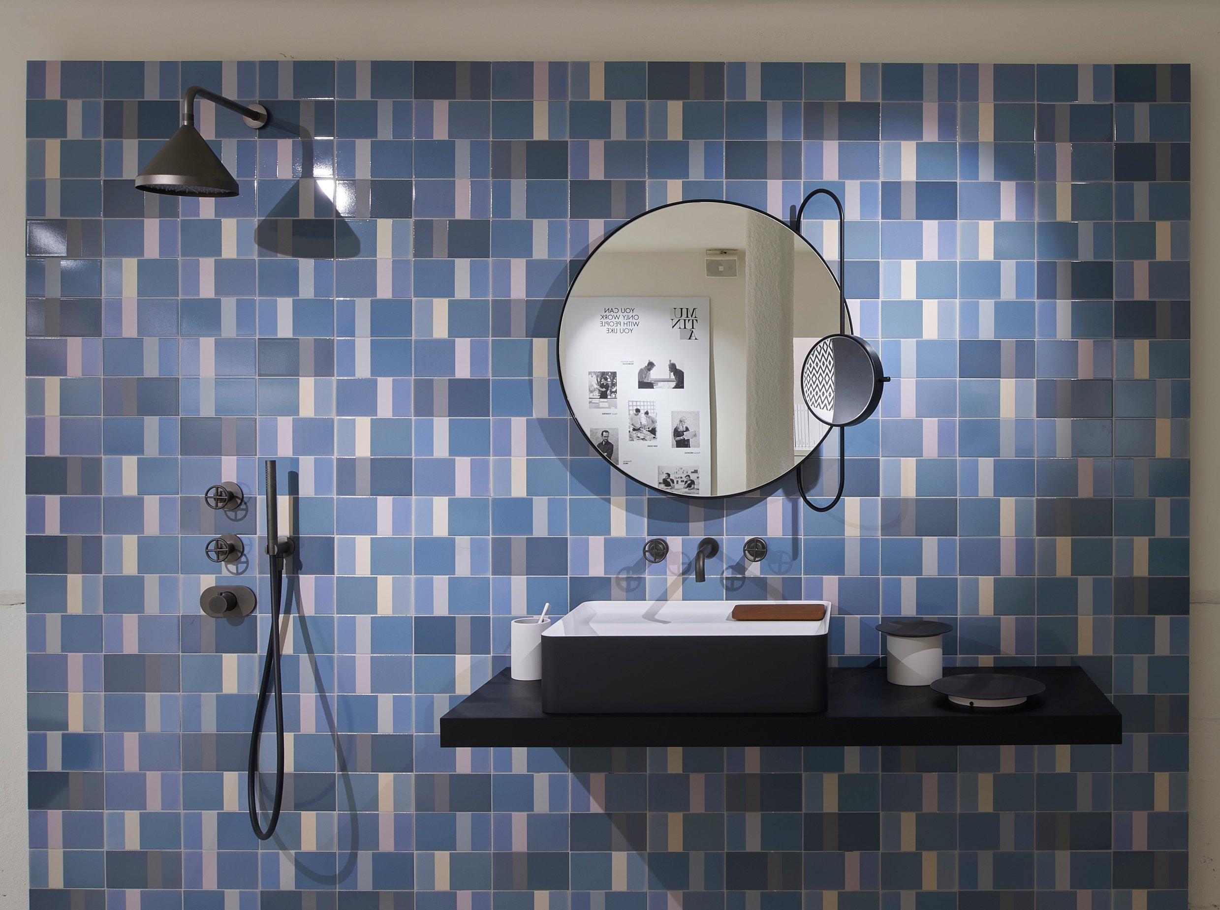 Bathrooms and premium materials for architecture and interior design